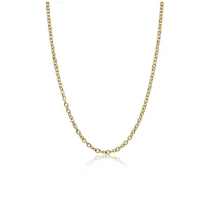 9ct Anchor Diamond Cut Necklace