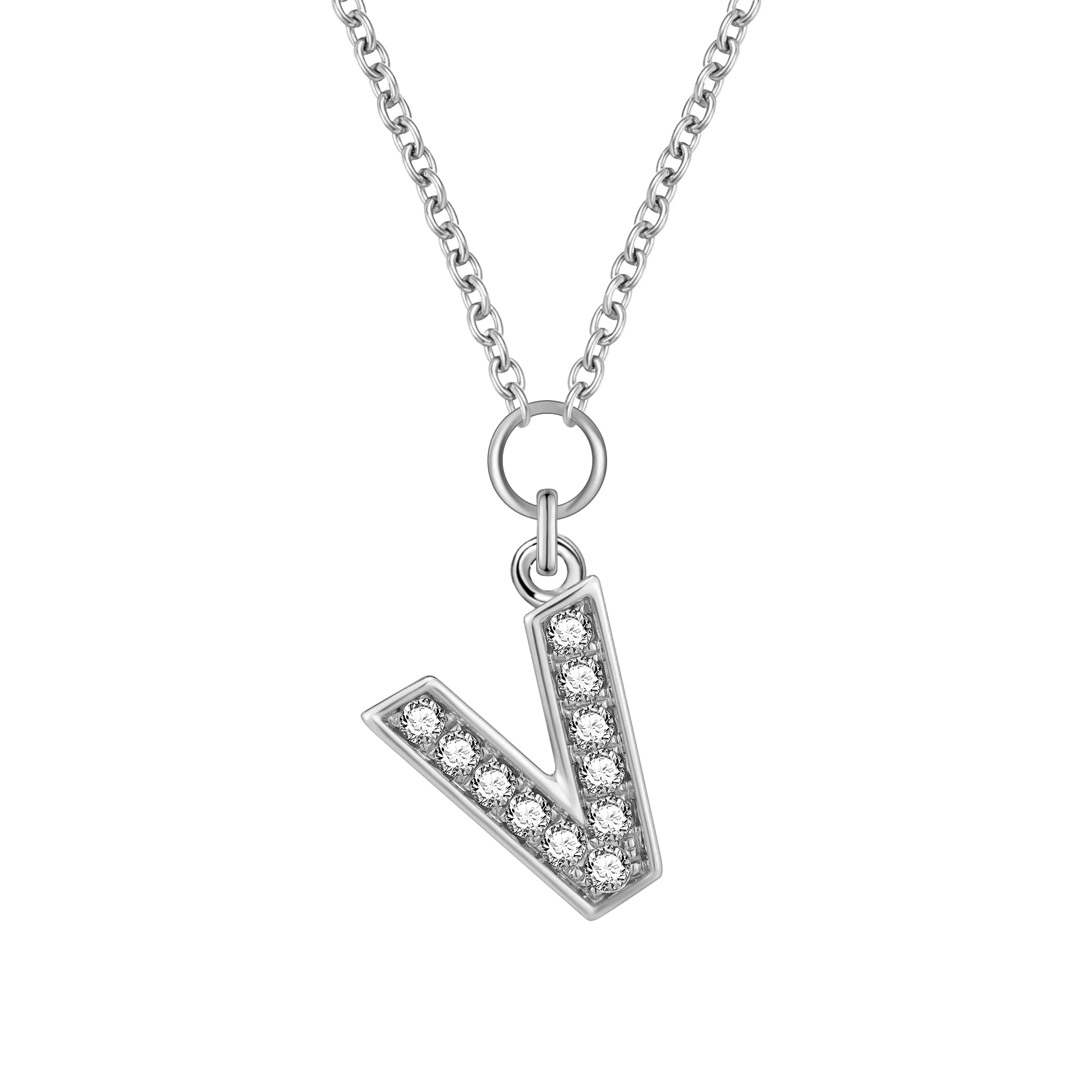 Alphabet LGD pendant necklace