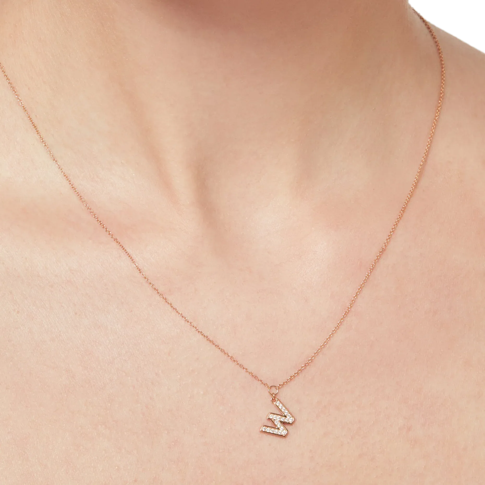 Alphabet LGD pendant necklace