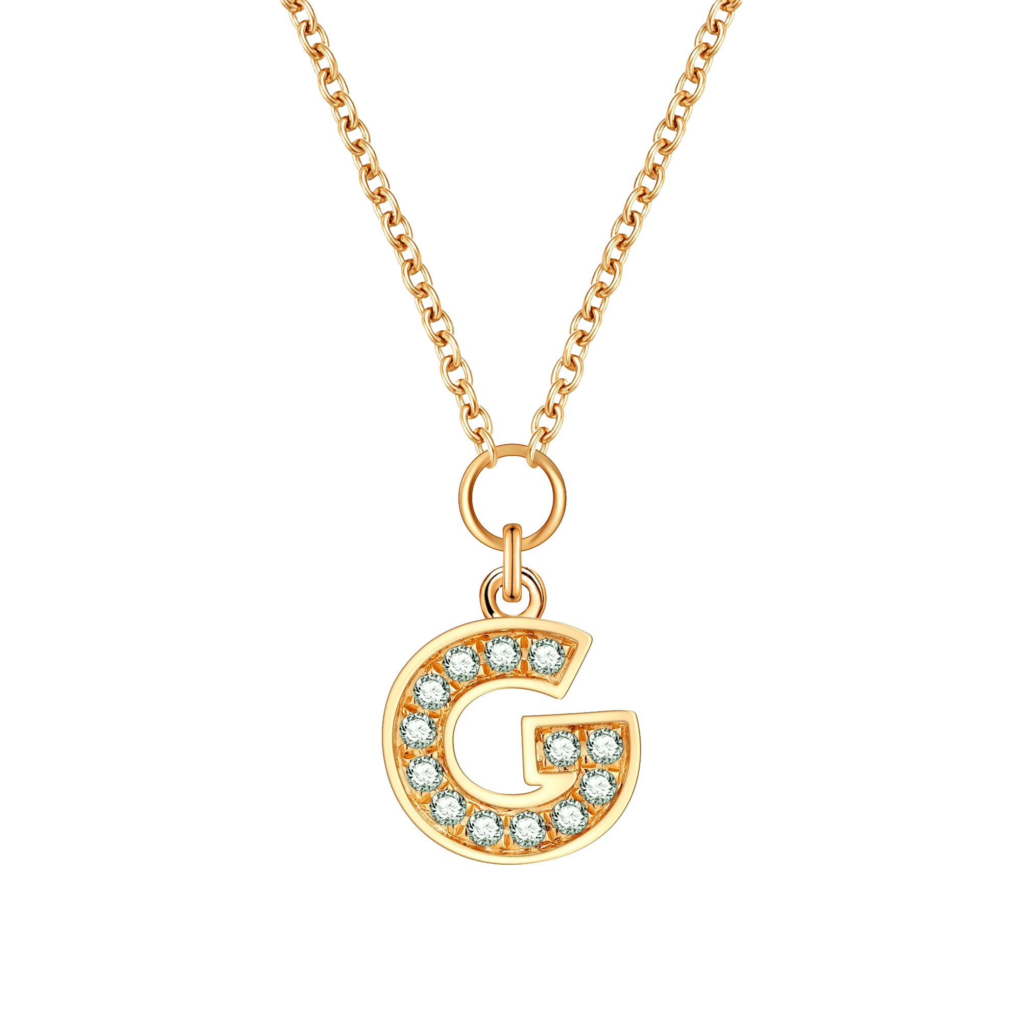 Alphabet LGD pendant necklace