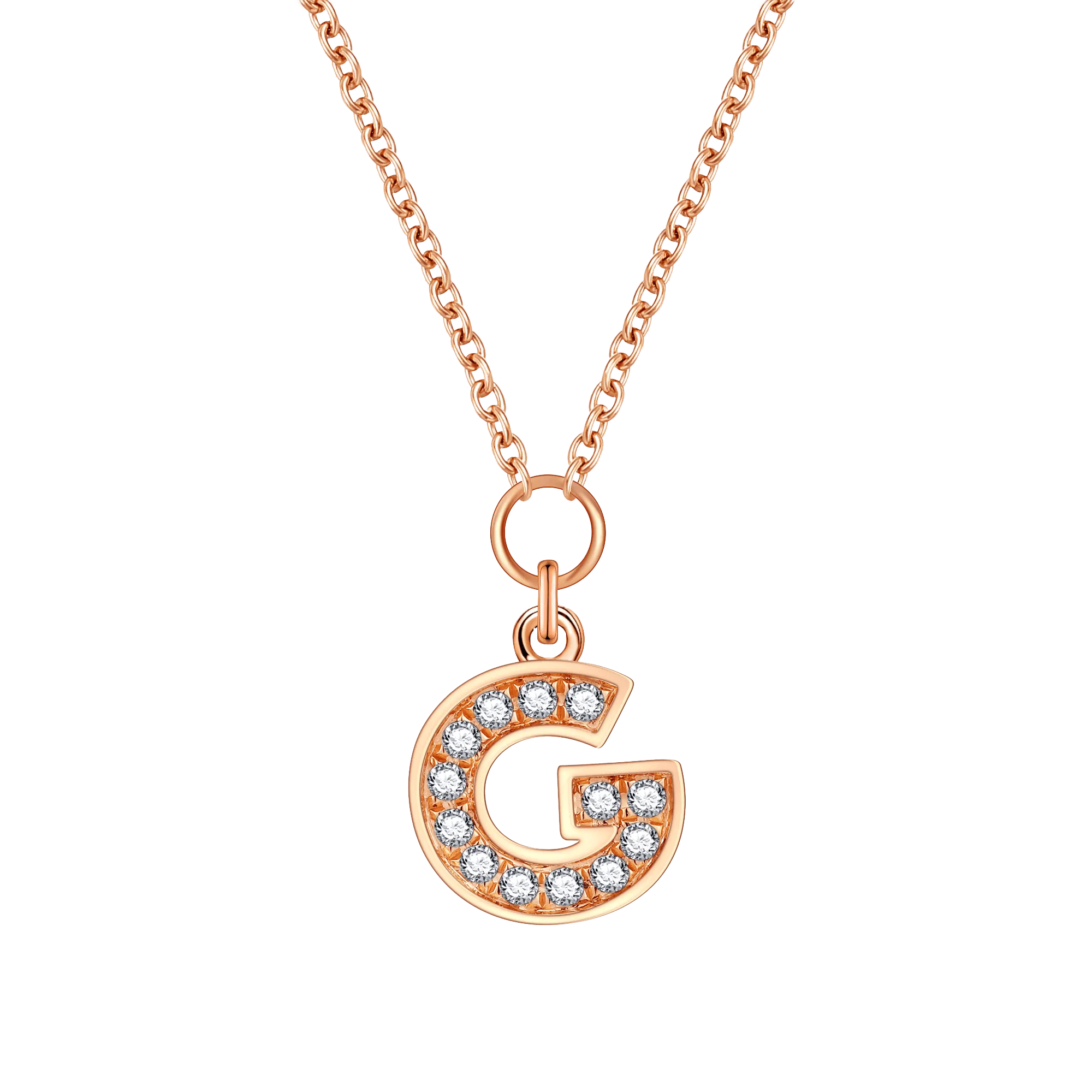 Alphabet LGD pendant necklace