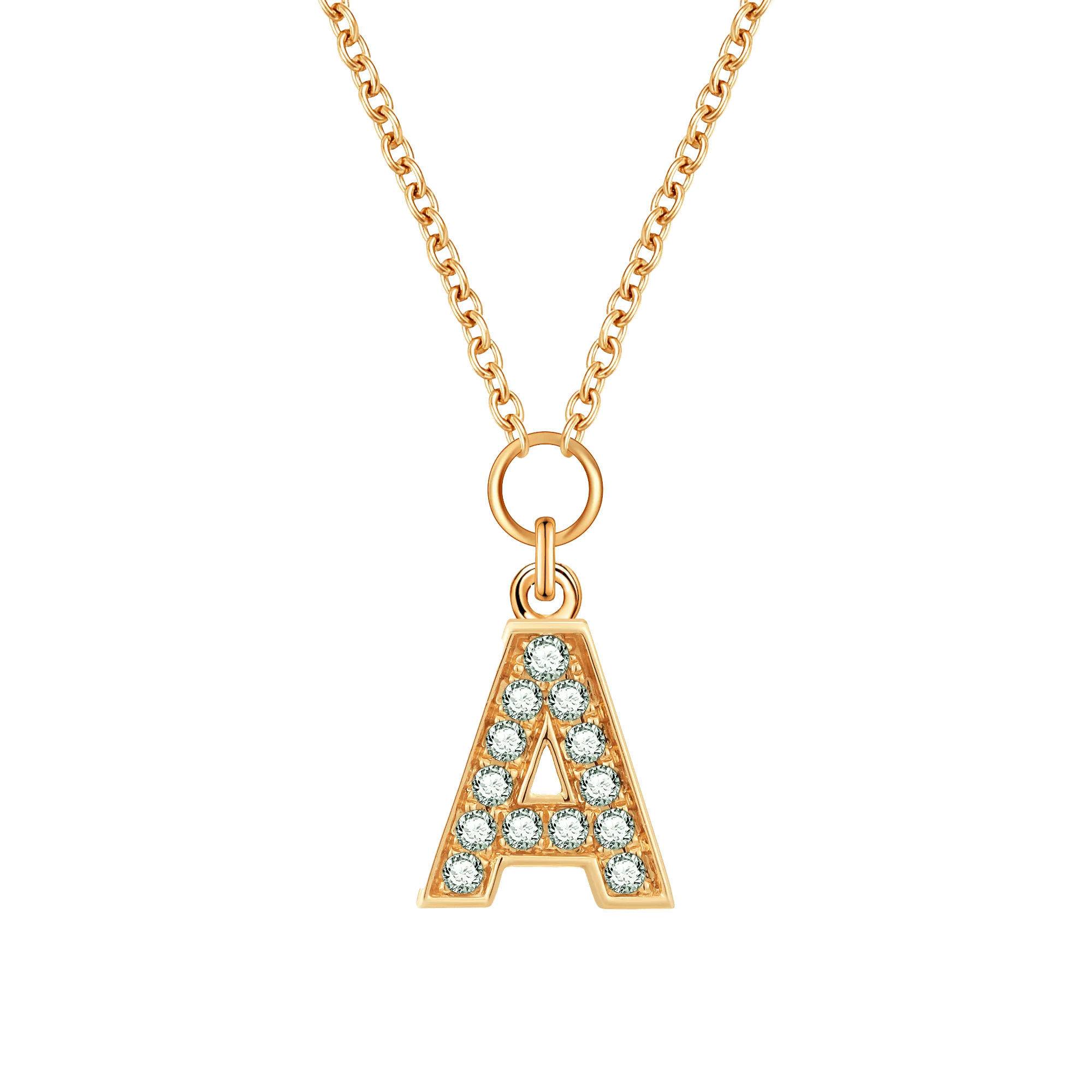 Alphabet LGD pendant necklace