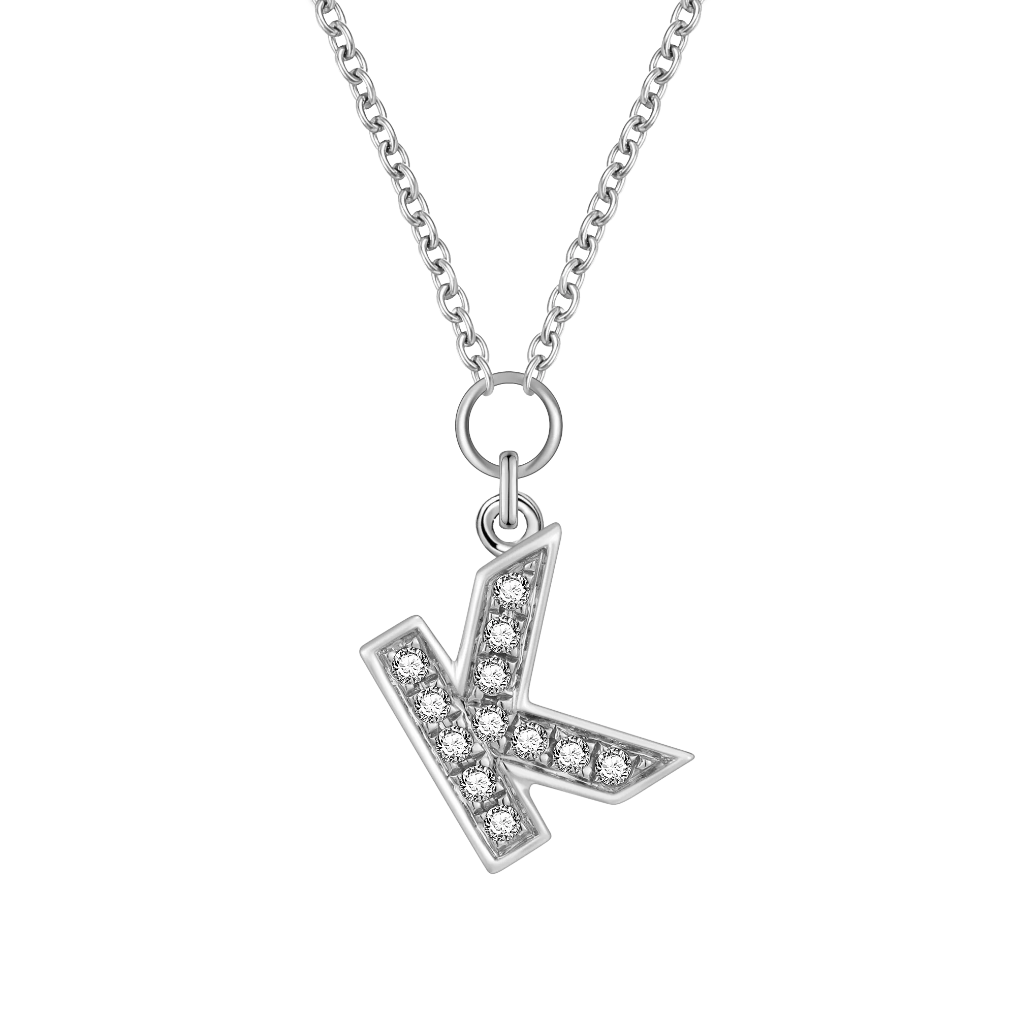 Alphabet LGD pendant necklace