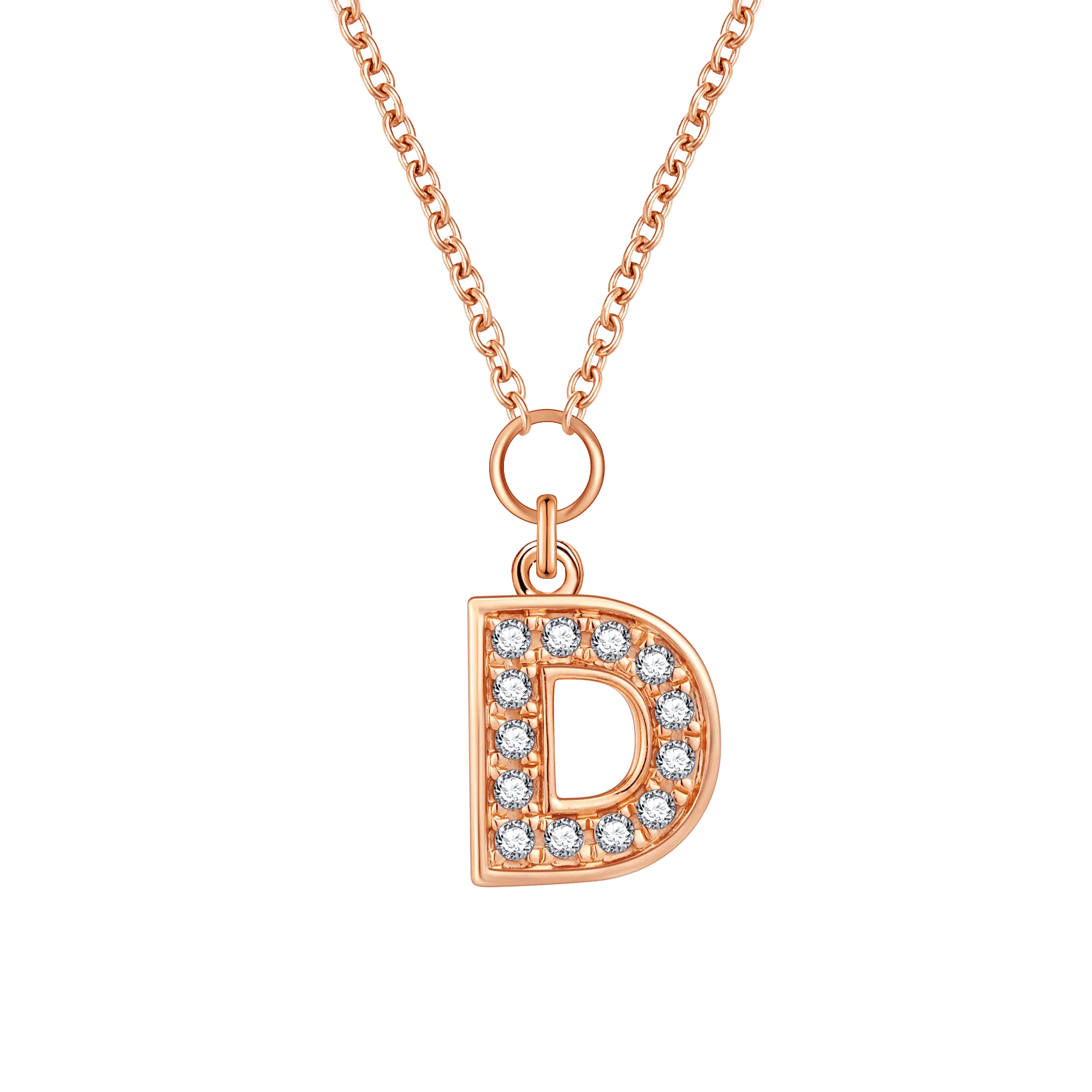 Alphabet LGD pendant necklace