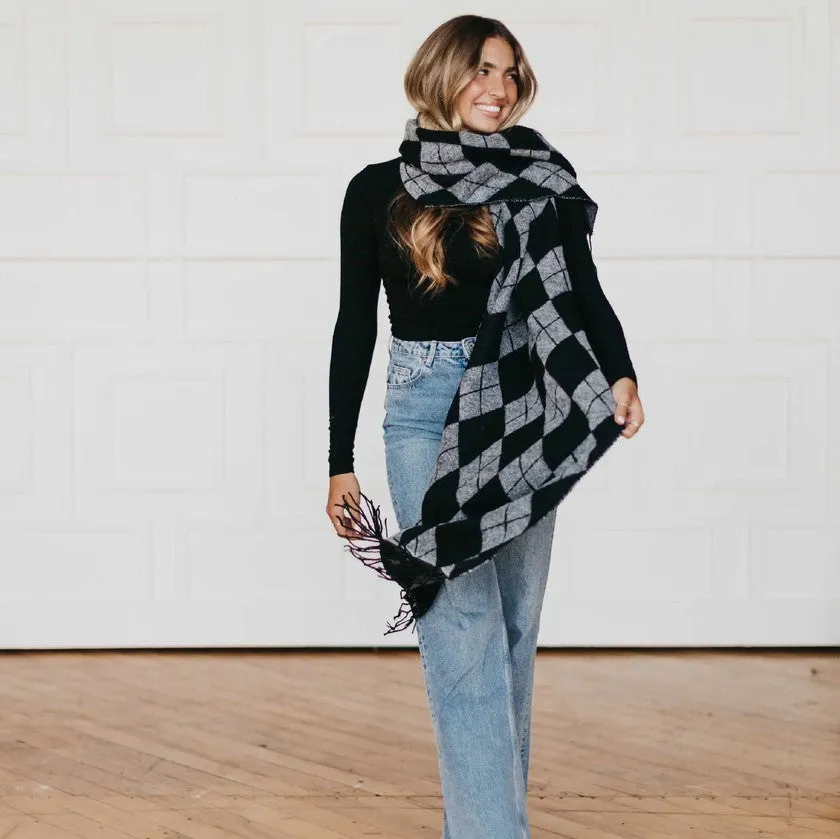 Argyle Plaid Scarf