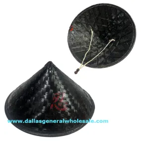 Asian Ninja Bamboo Hats Wholesale