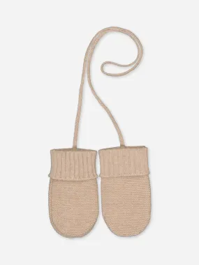 BABY MITTENS BEIGE