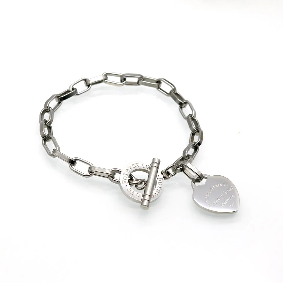 Bangle Heart Bracelet 18k Gold