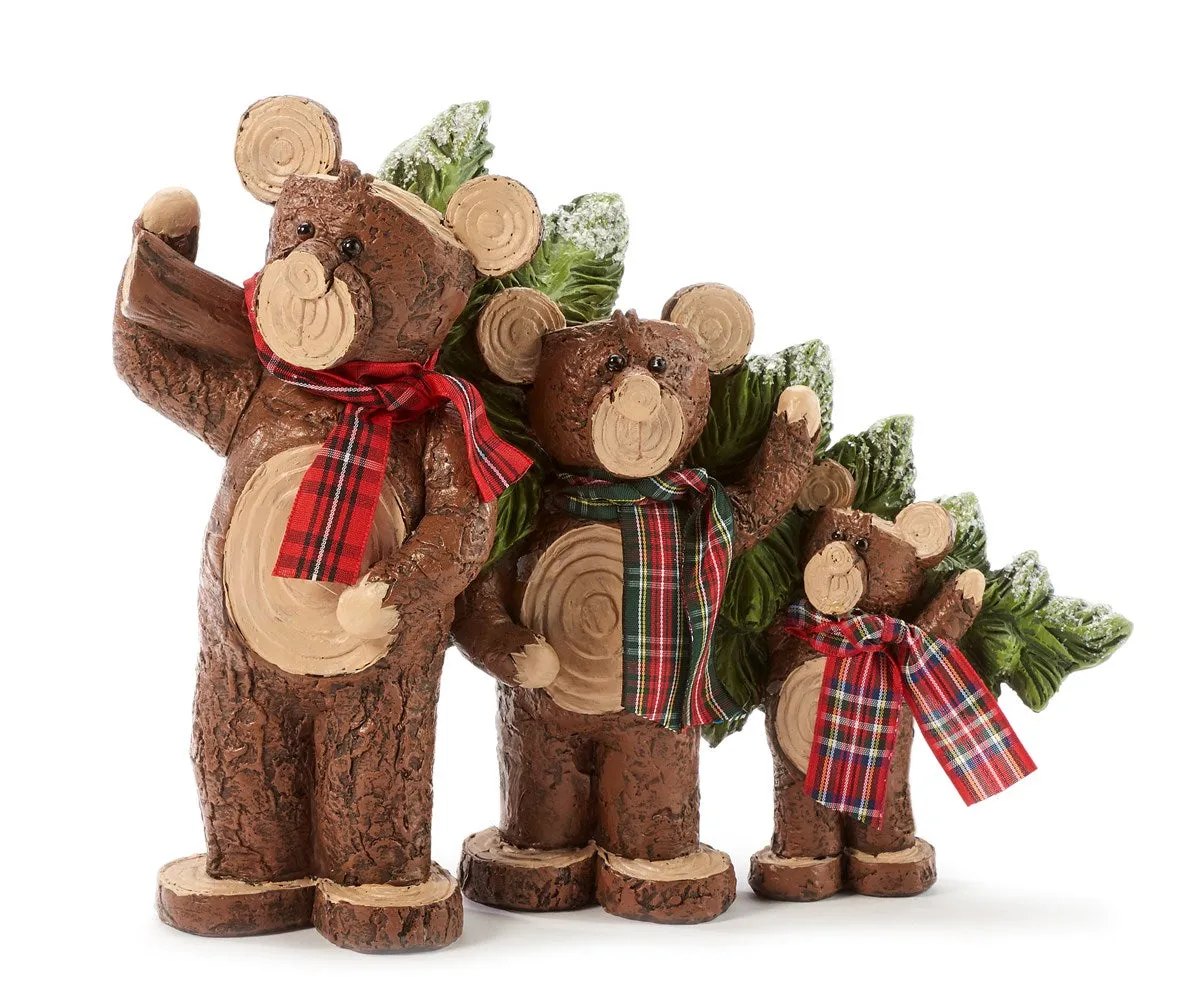 Bears with Tree Figurine