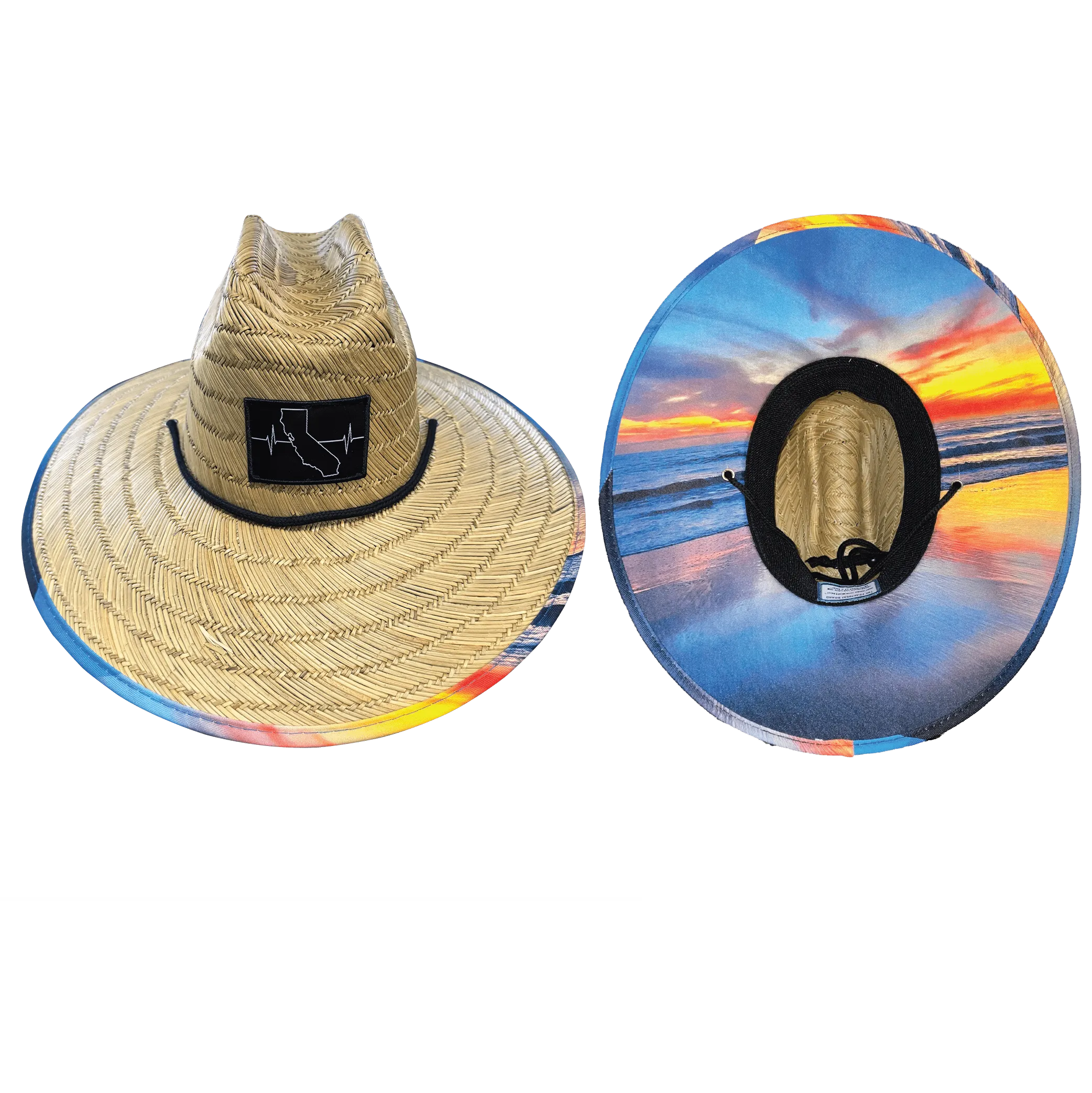 California Straw | Sun Hat | Sunset