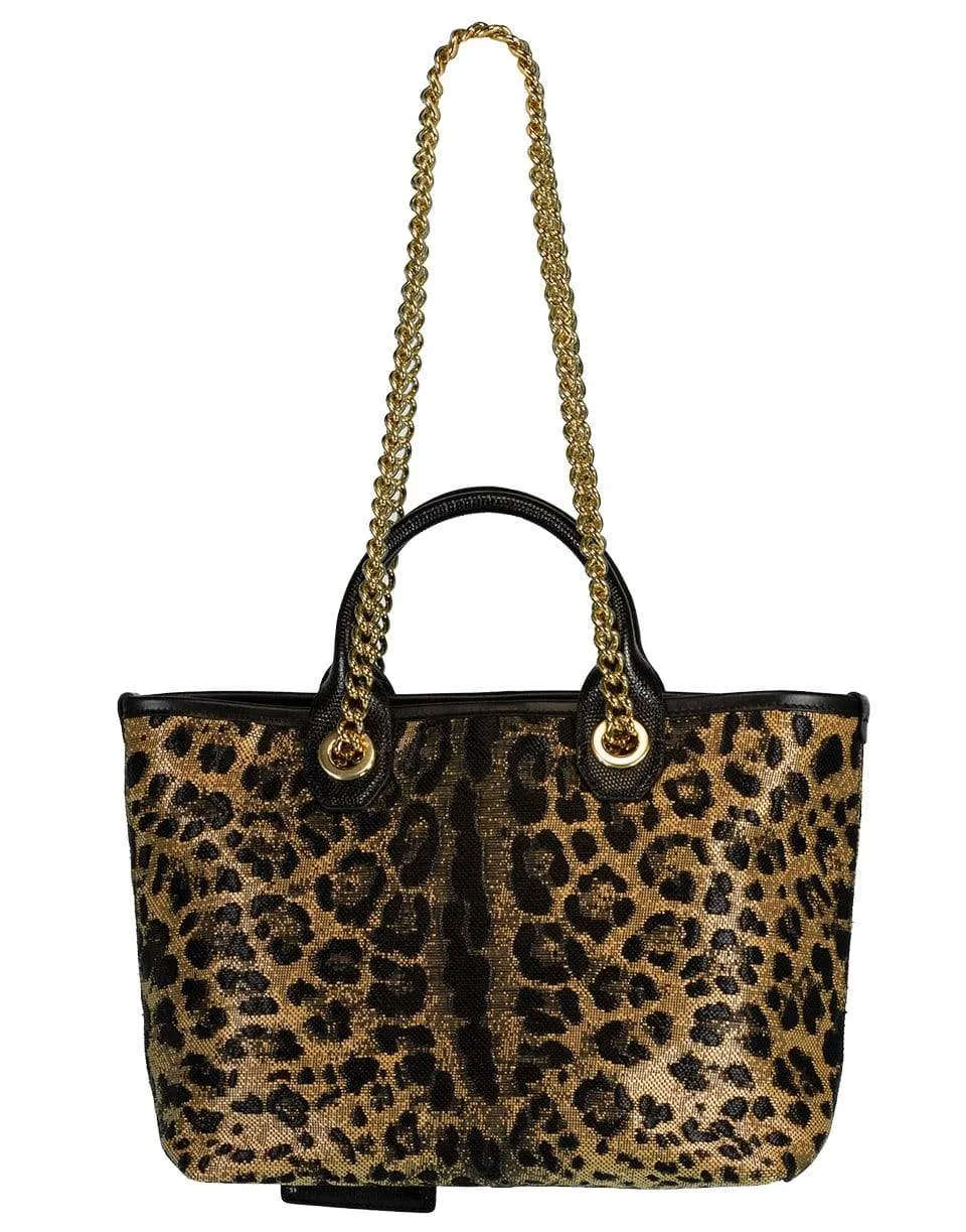 Capri Leopard Print Mini Tote