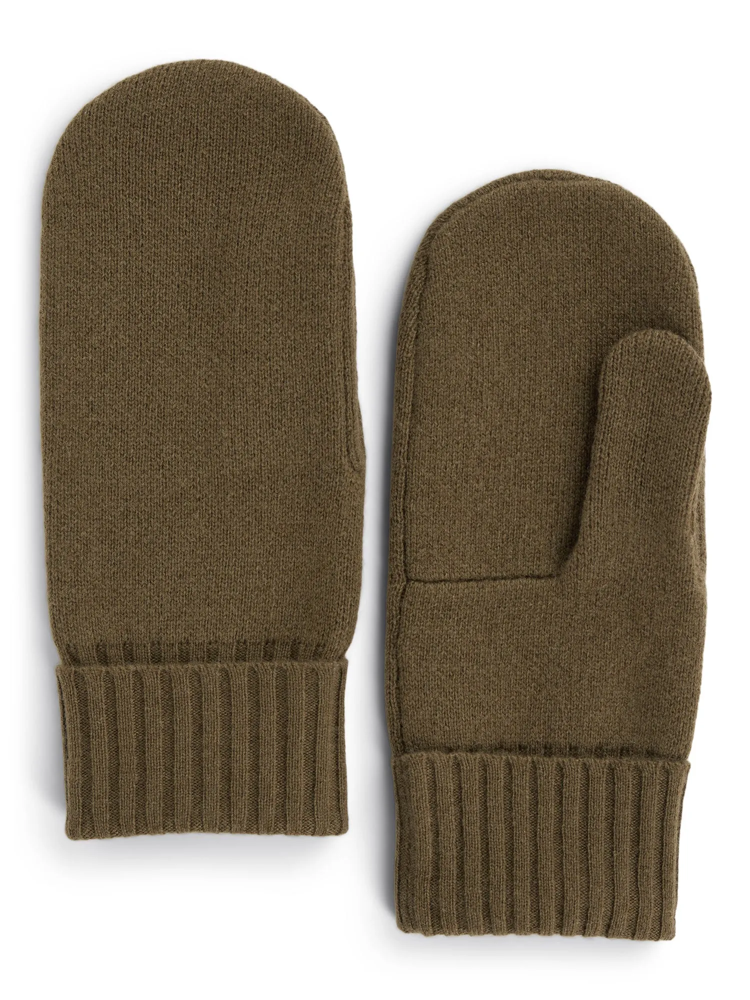 Cashmere mittens "Fryd" - hunter