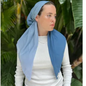 Classic Pretied SB Headscarf: Ombre Sky Blue