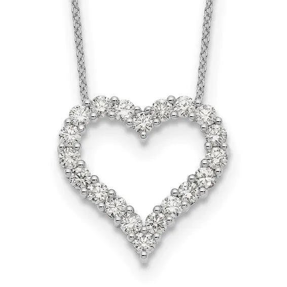 Diamond Heart Pendant Necklace