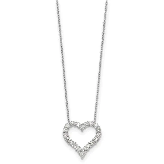 Diamond Heart Pendant Necklace