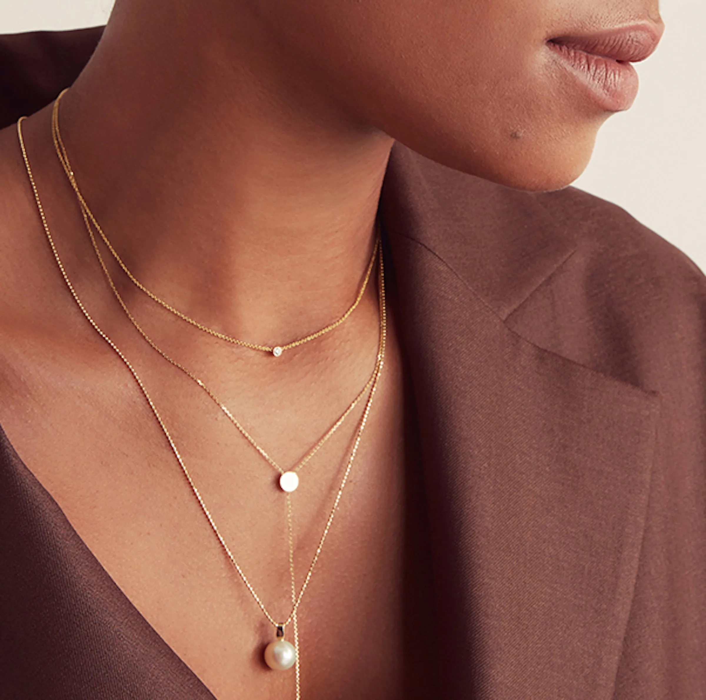 Diamond Layering Necklace