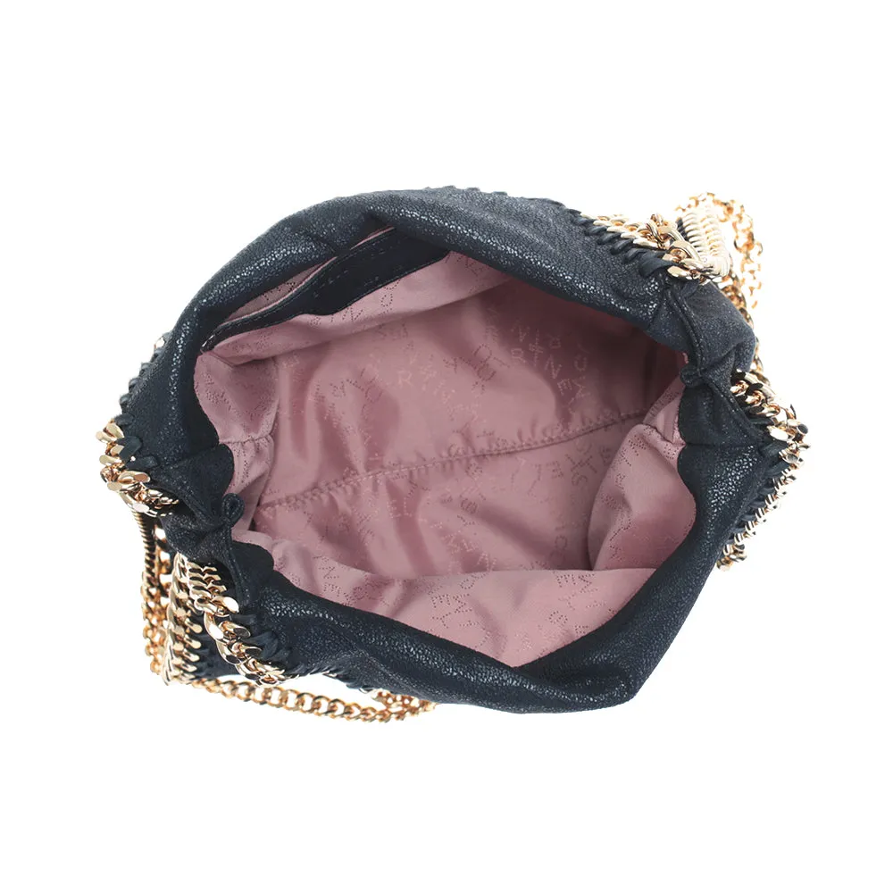 Falabella mini shaggy black bag