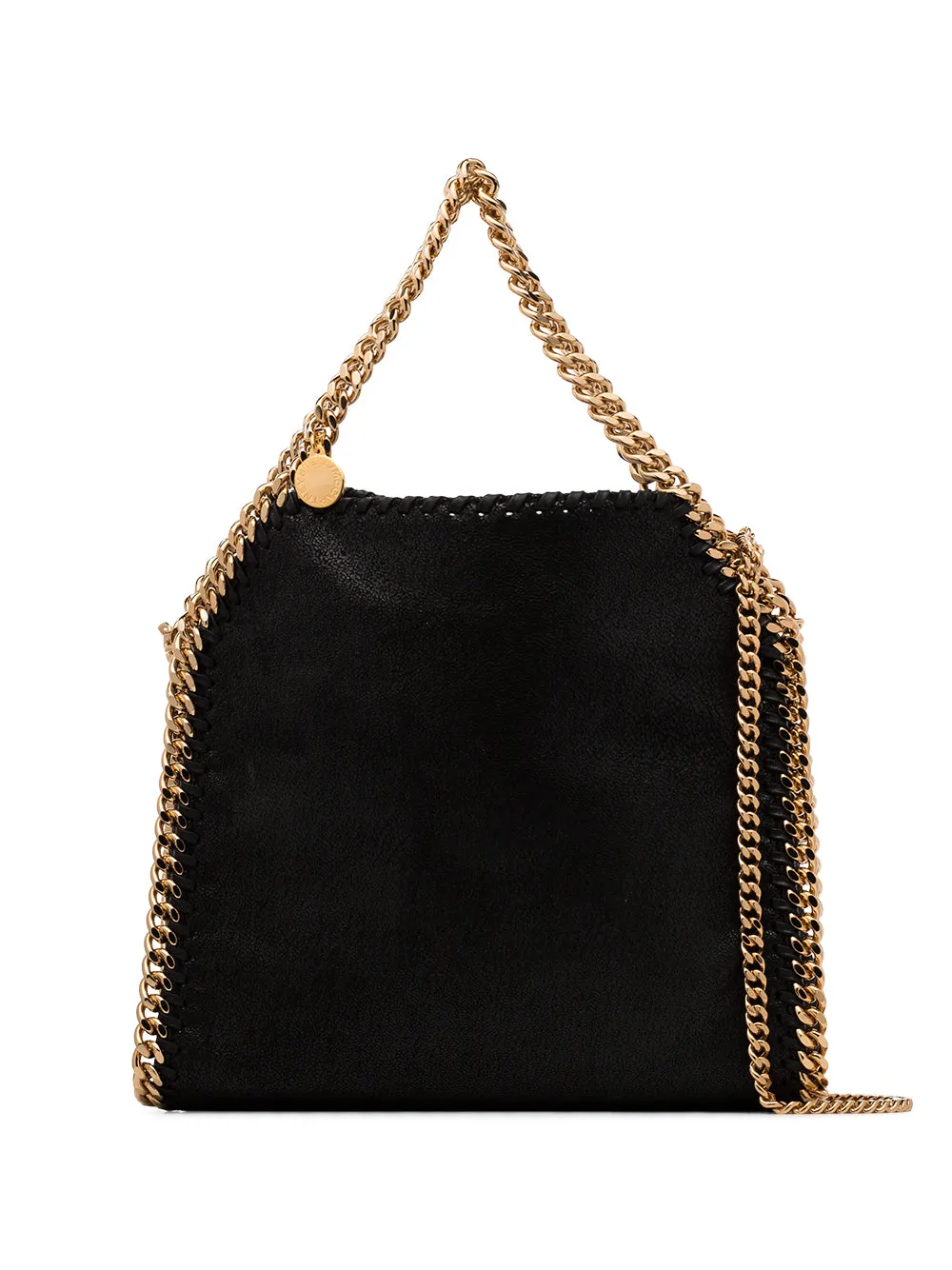 Falabella mini shaggy black bag