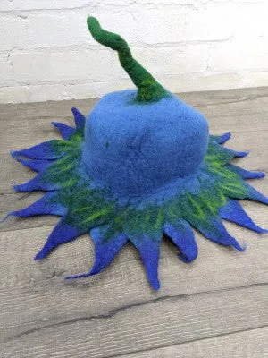 Flower Spike Felt Party Hat