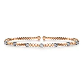 Gabriel & Co. Diamond Station Bujukan Cuff Bracelet