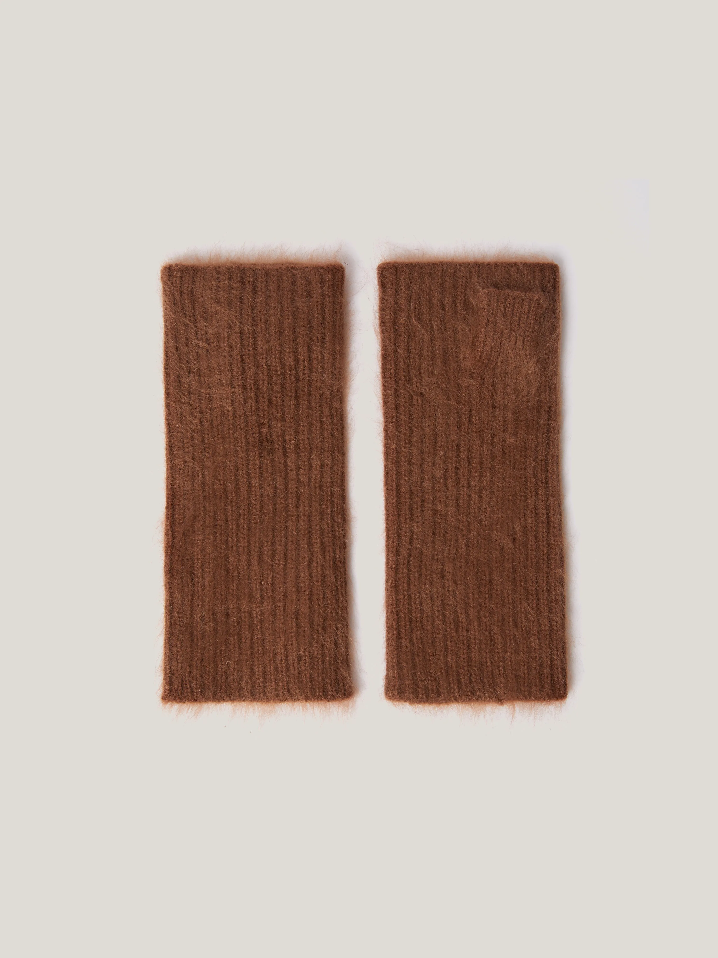 Halo Cashmere Mittens | Ginger