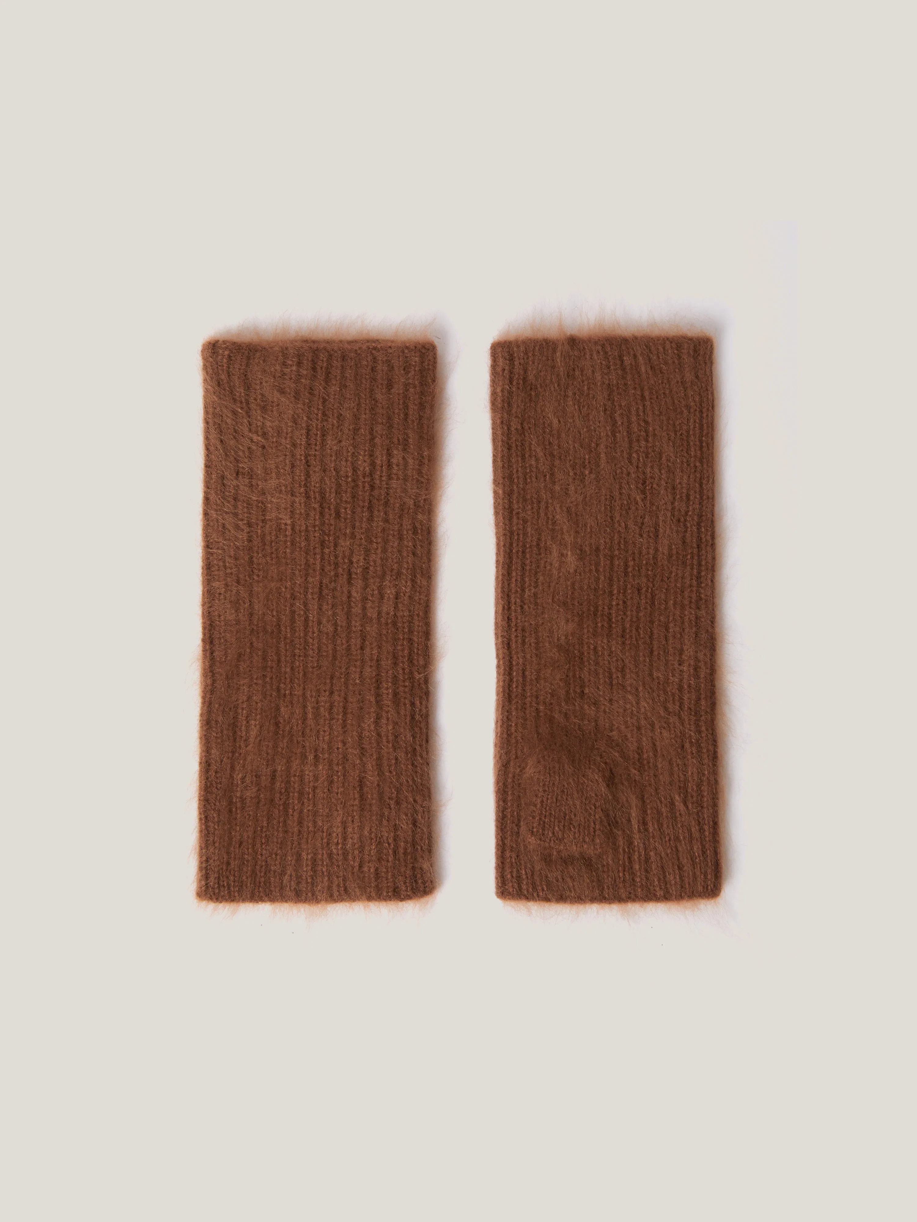 Halo Cashmere Mittens | Ginger