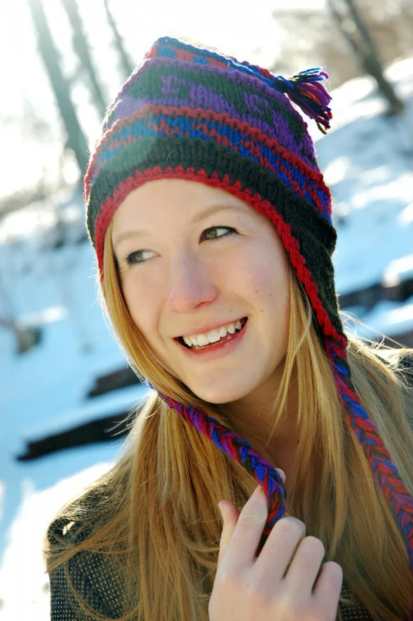 Handmade Tibetan Wool Multicolored Hat