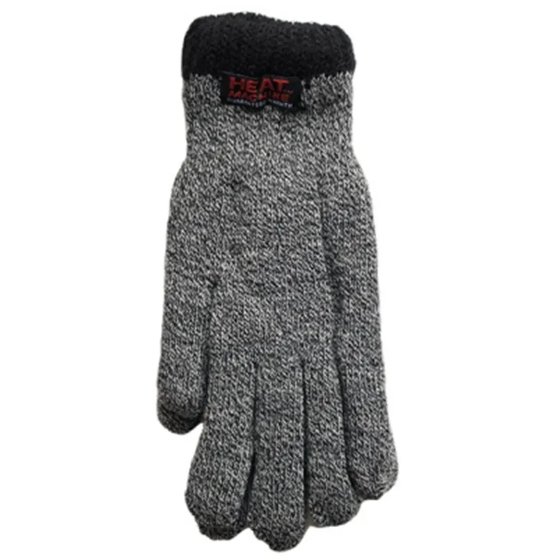 Heat Machine Men's Insulated Gloves Grey Marl