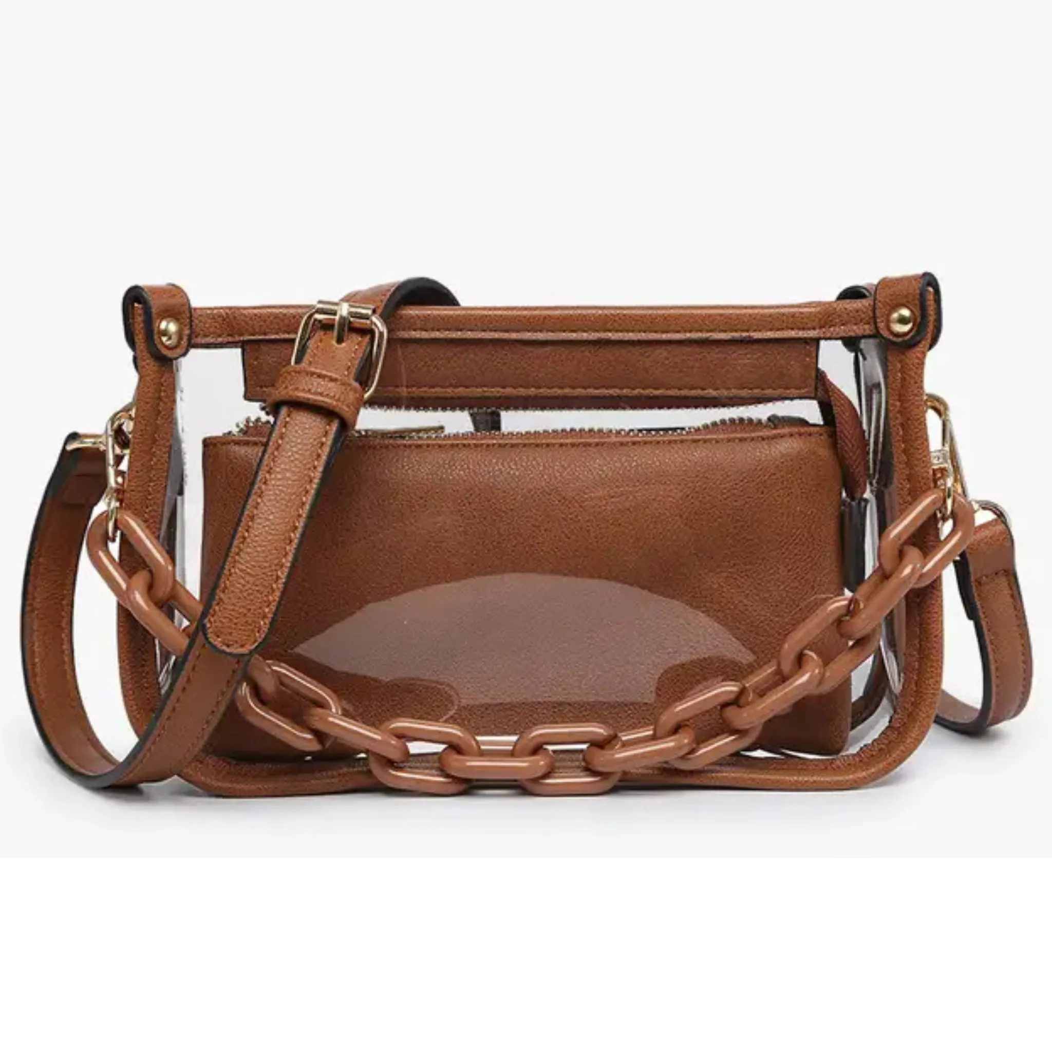 Jessica Clear Crossbody Purse