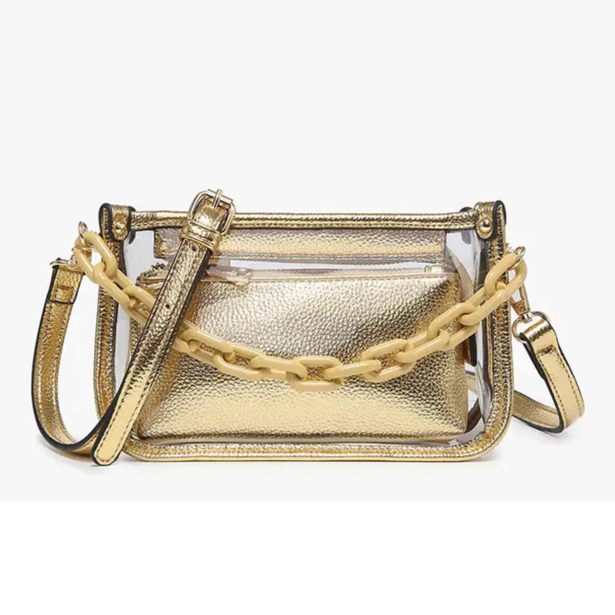 Jessica Clear Crossbody Purse