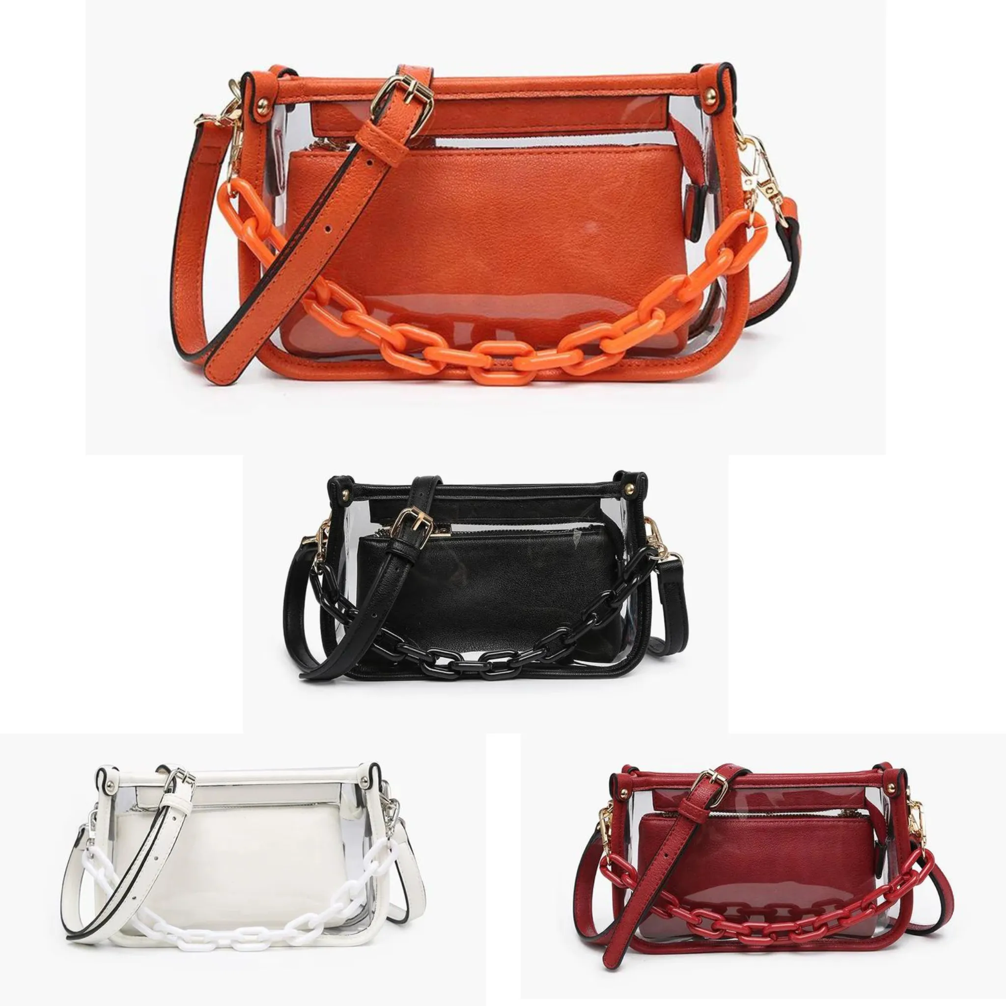 Jessica Clear Crossbody Purse