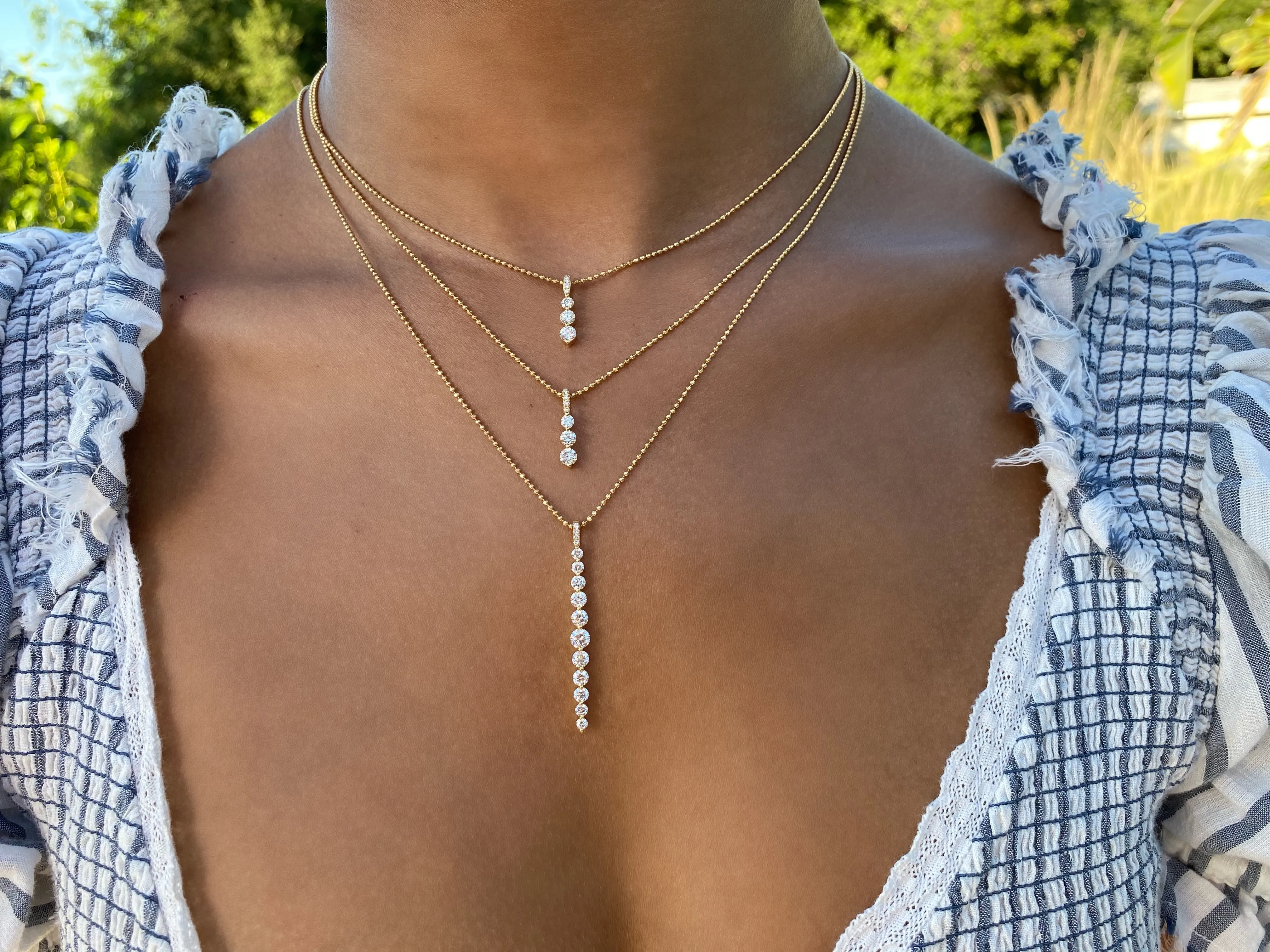 LARGE DIAMOND TWIGGY NECKLACE