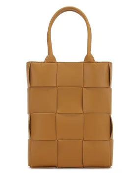 Mini Cassette Tote in Camel