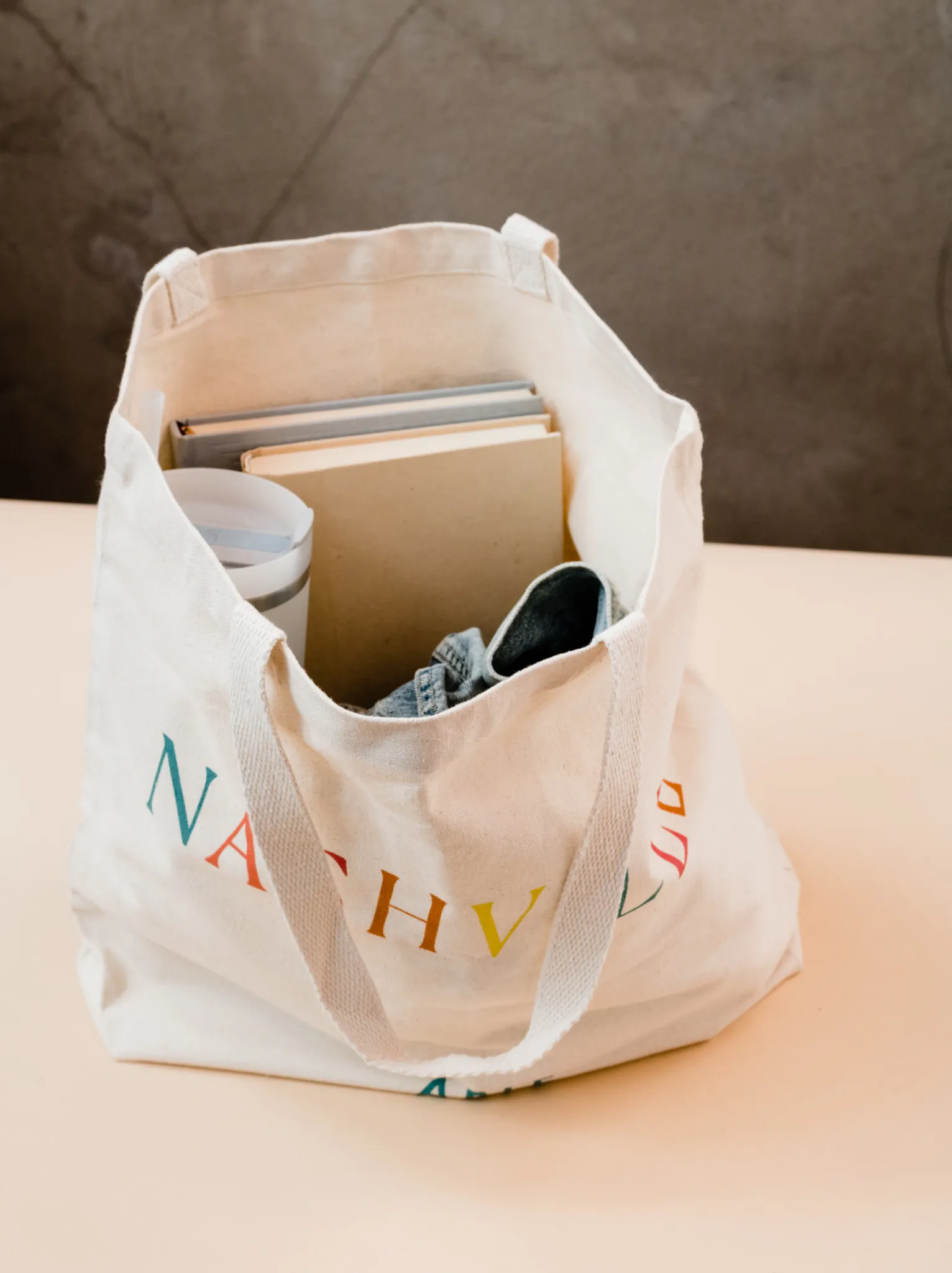 Nashville Canvas Tote Bag