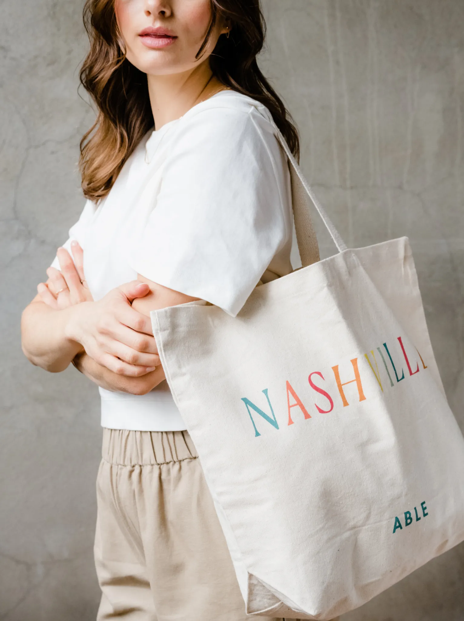 Nashville Canvas Tote Bag