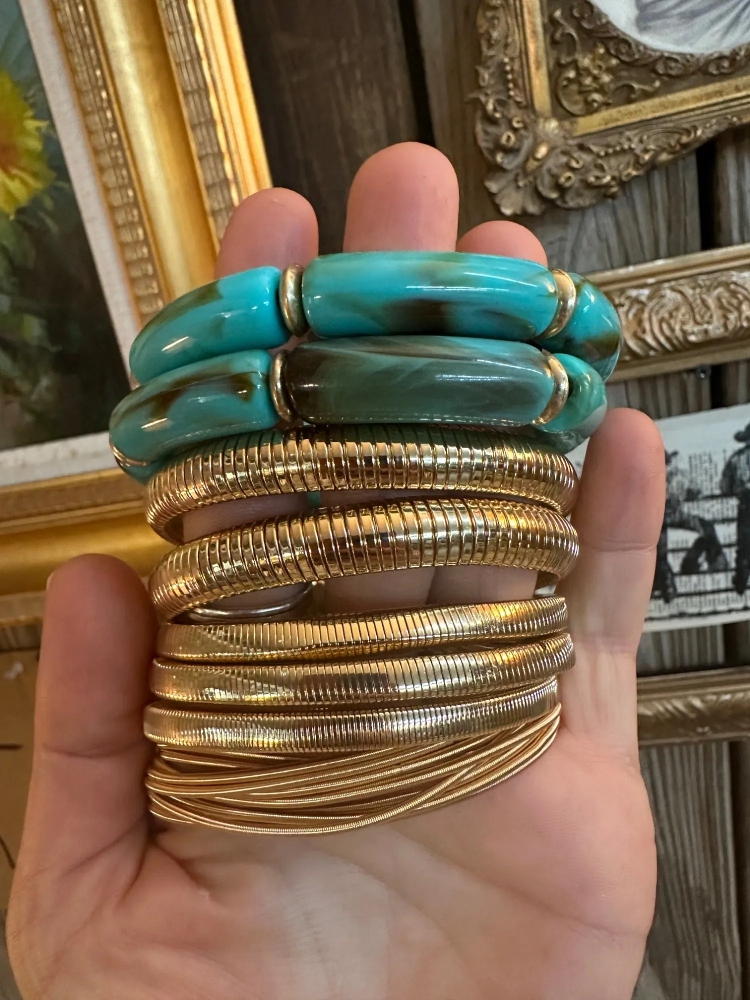 Ocean Oasis 17pc Stretchy Bracelet Sets - Gold & Silver Options