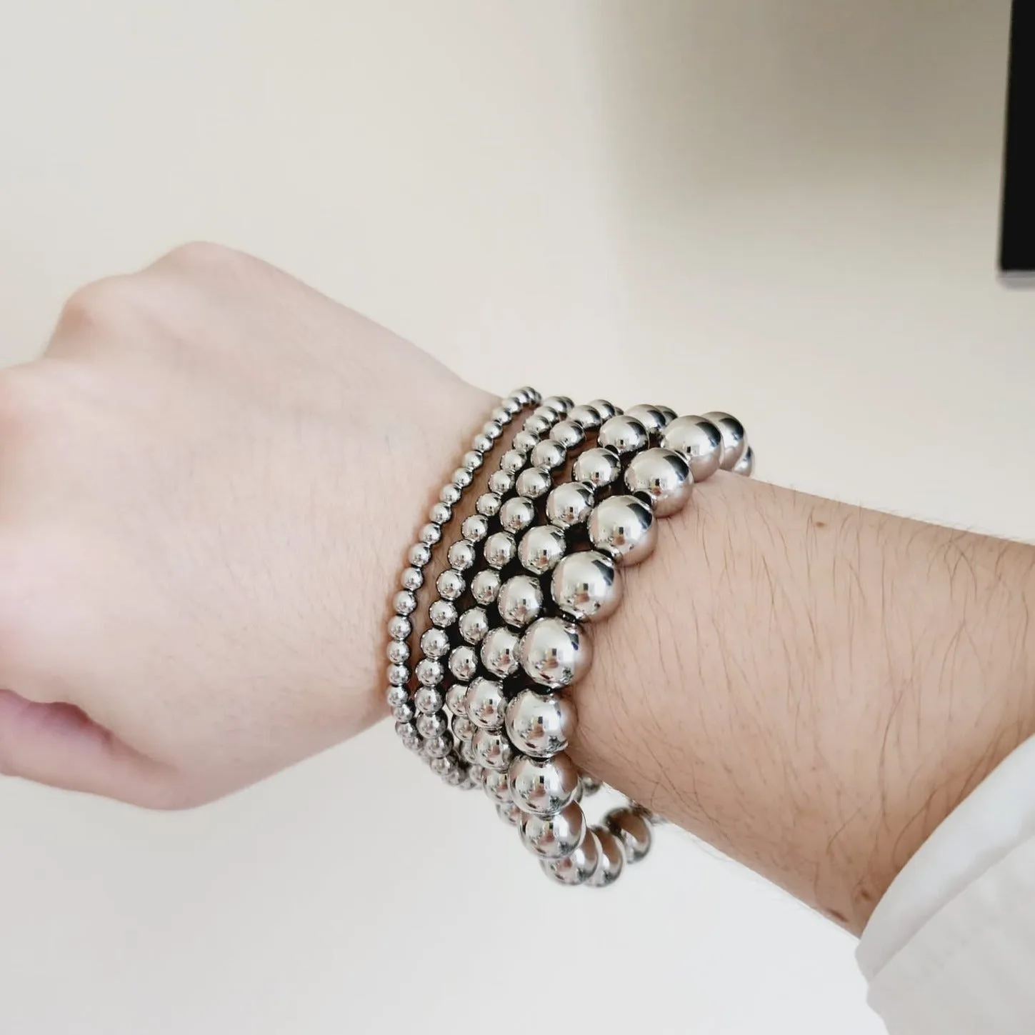 Pebbles Silver Bracelets