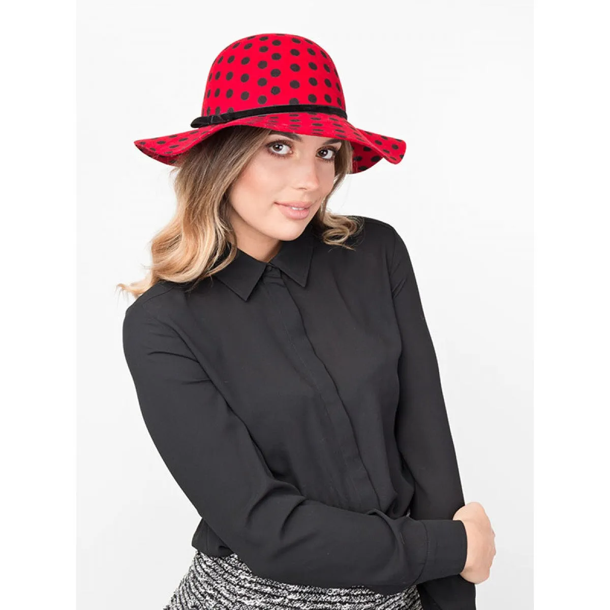 Pia Rossini Celine Polka Dot Hat