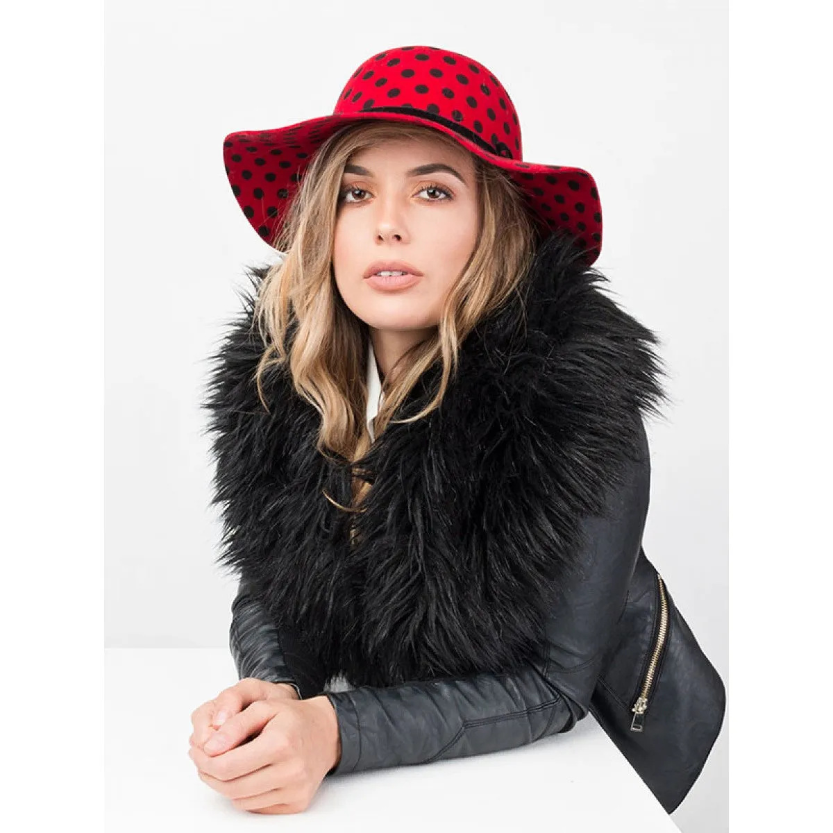 Pia Rossini Celine Polka Dot Hat