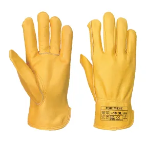 PORTWEST Insulated Leather Driving Gloves - ANSI Abrasion Level 3 - A271