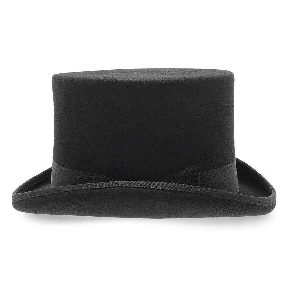 Sir Winston - Walrus Hats Wool Felt 5.25 in. Height English Topper Hat - H7021