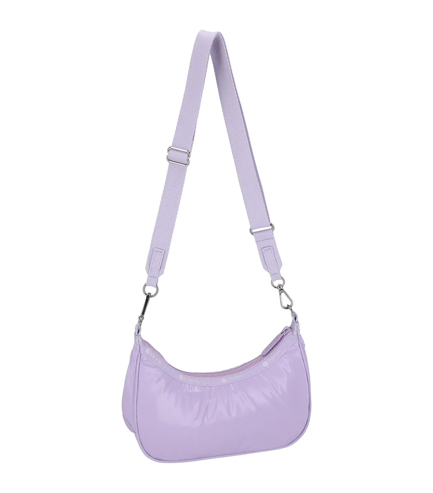 Small Convertible Hobo Lilac Shine