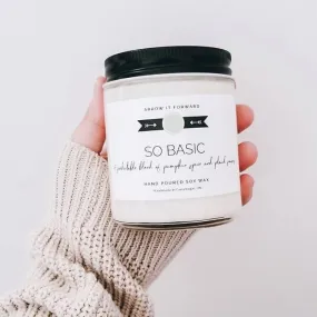 So Basic Soy Candle (8oz)