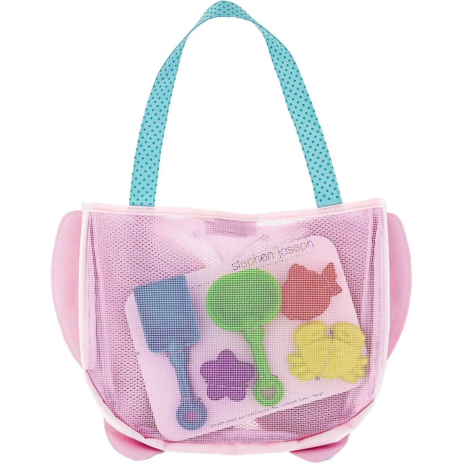 Stephen Joseph, Beach Tote with 6 Piece Sand Toys - Butterfly