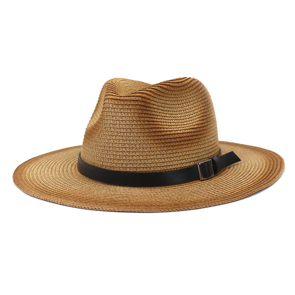 Straw Cowboy Hats Men And Women Outdoor Travel Travel Sun Protection Sun Hat Spring And Summer