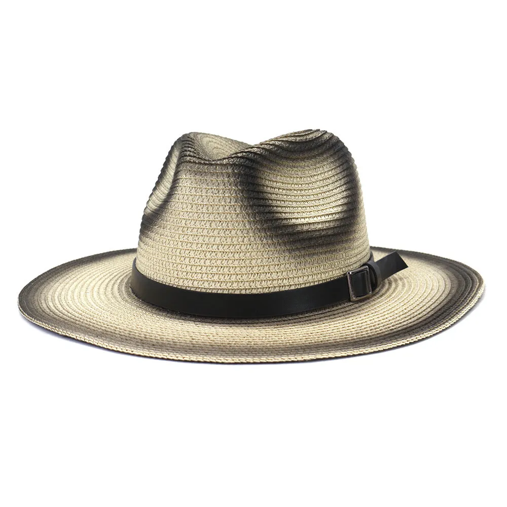 Straw Cowboy Hats Men And Women Outdoor Travel Travel Sun Protection Sun Hat Spring And Summer