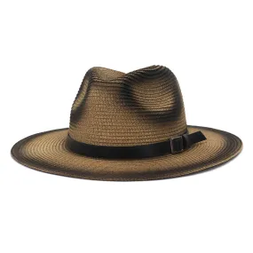 Straw Cowboy Hats Men And Women Outdoor Travel Travel Sun Protection Sun Hat Spring And Summer