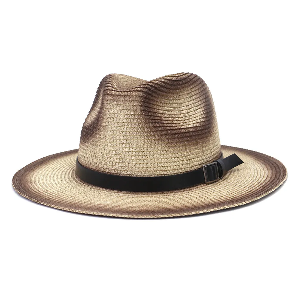 Straw Cowboy Hats Men And Women Outdoor Travel Travel Sun Protection Sun Hat Spring And Summer