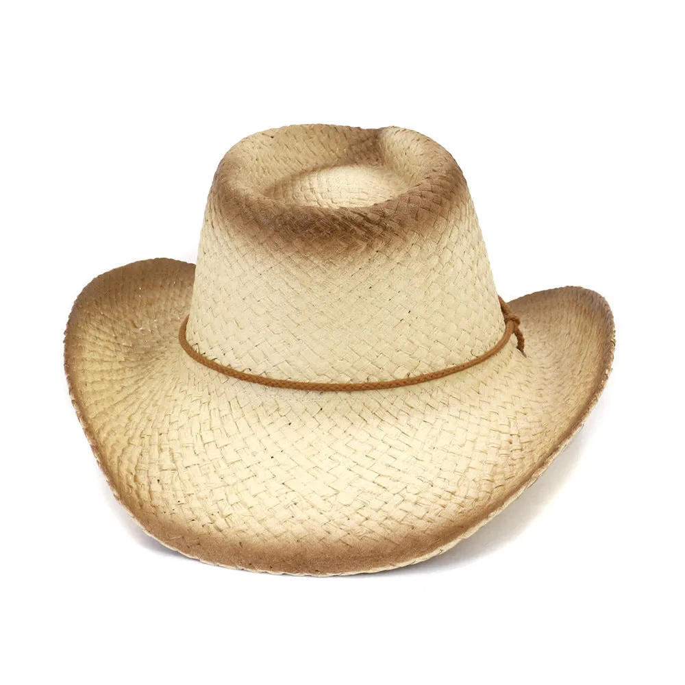 Straw Cowboy Hats Seaside Beach Hat Five-Pointed Star Cowboy Straw Hat