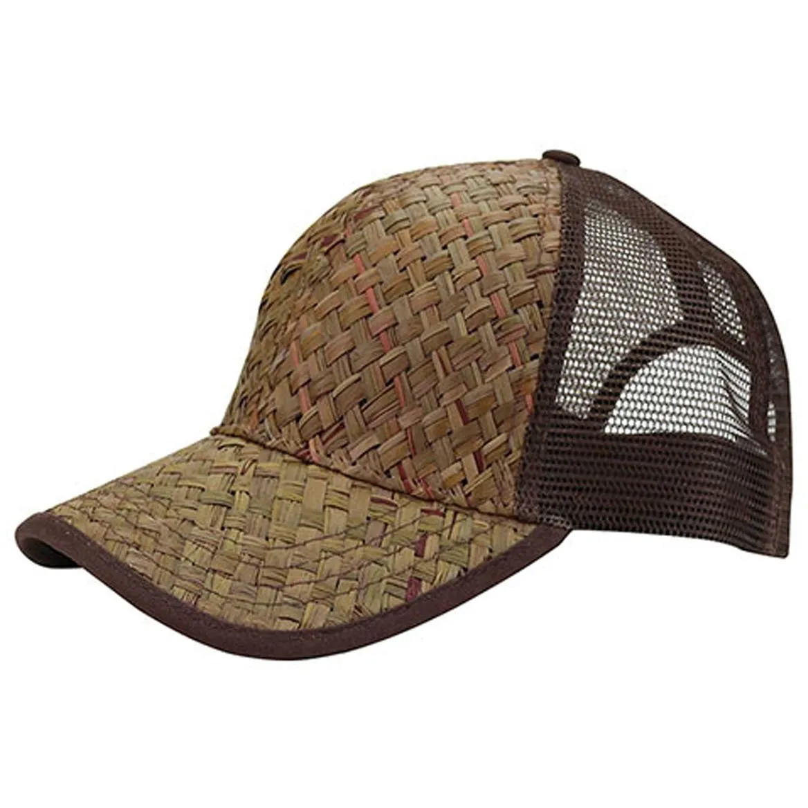 Straw Hat Trucker Mesh Snapback